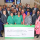 Dr. Glenda Glover, International President of Alpha Kappa Alpha (c) presents the first round of the AKA-HBCU Endowment Fund.